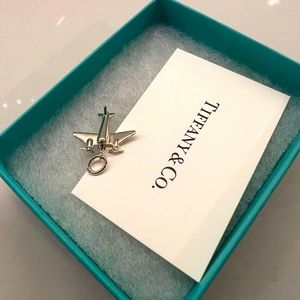 New Tiffany and Co. airplane charm. Authentic sterling silver T&Co. AG 925 Italy